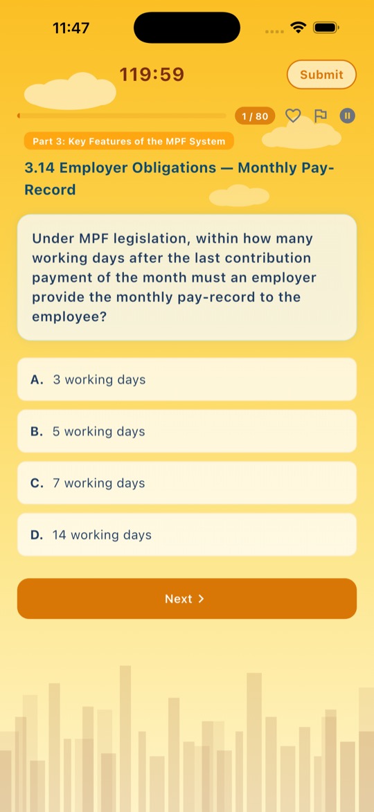 MPF Intermediary Exam mock exam