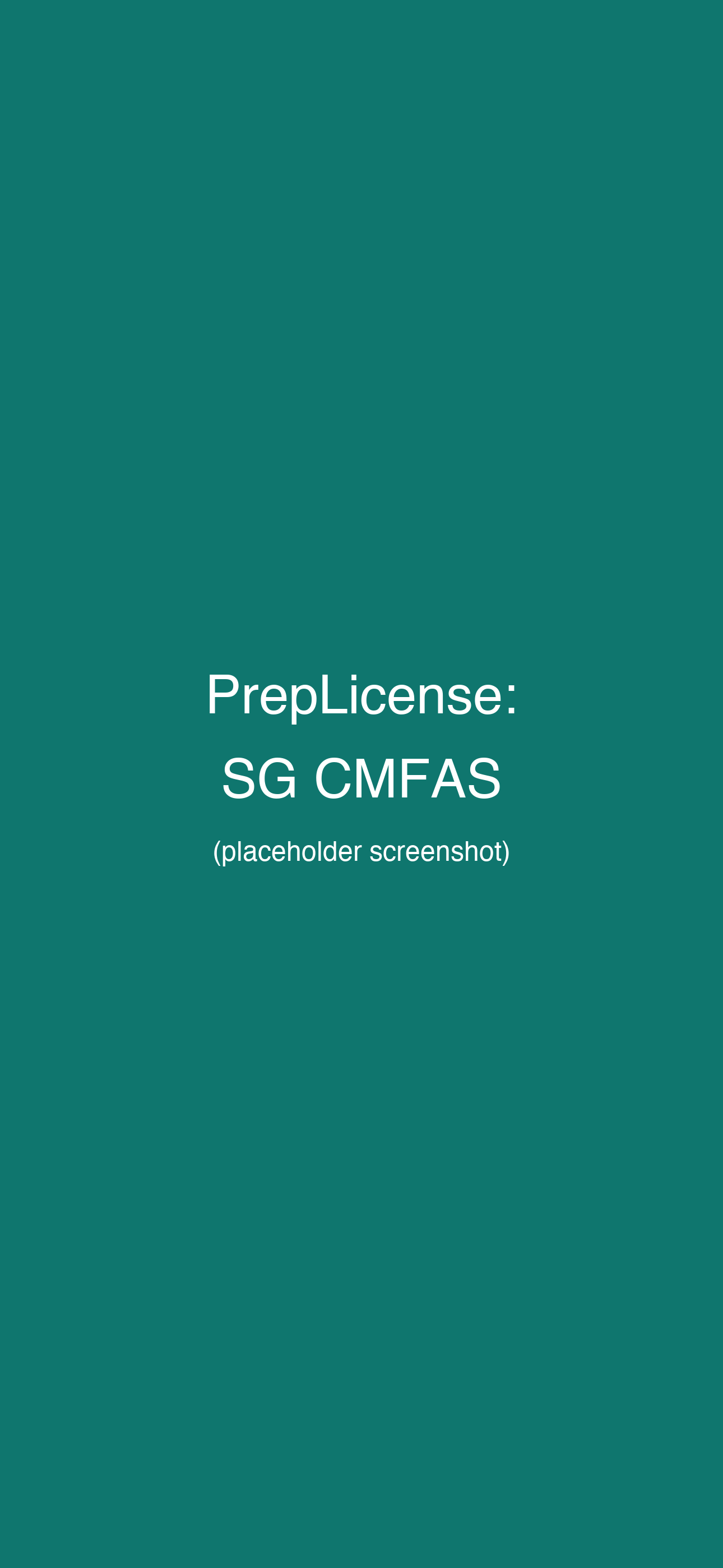 PrepLicense: SG CMFAS screenshot